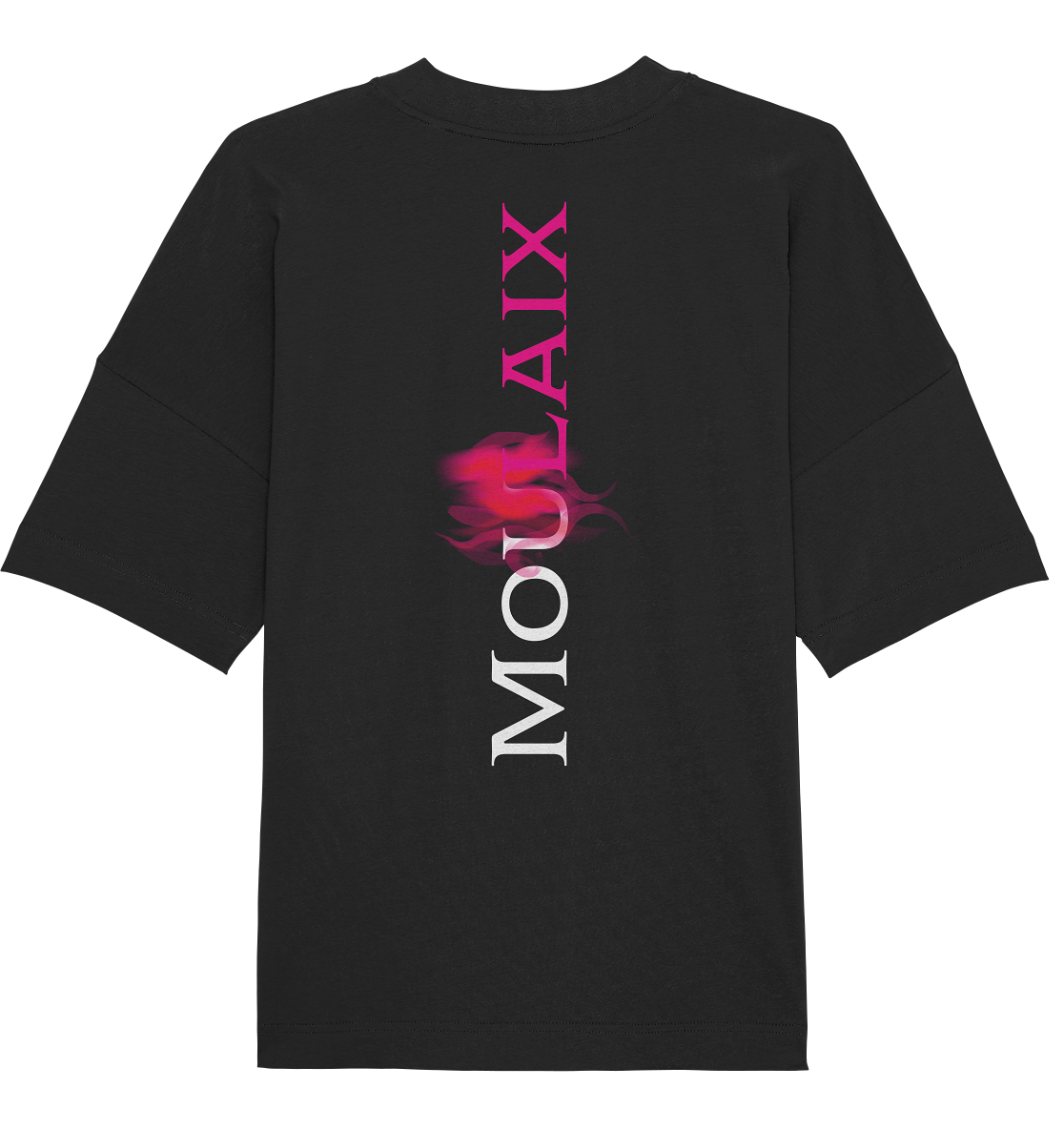 Moulaix White-Pink Oversize Shirt