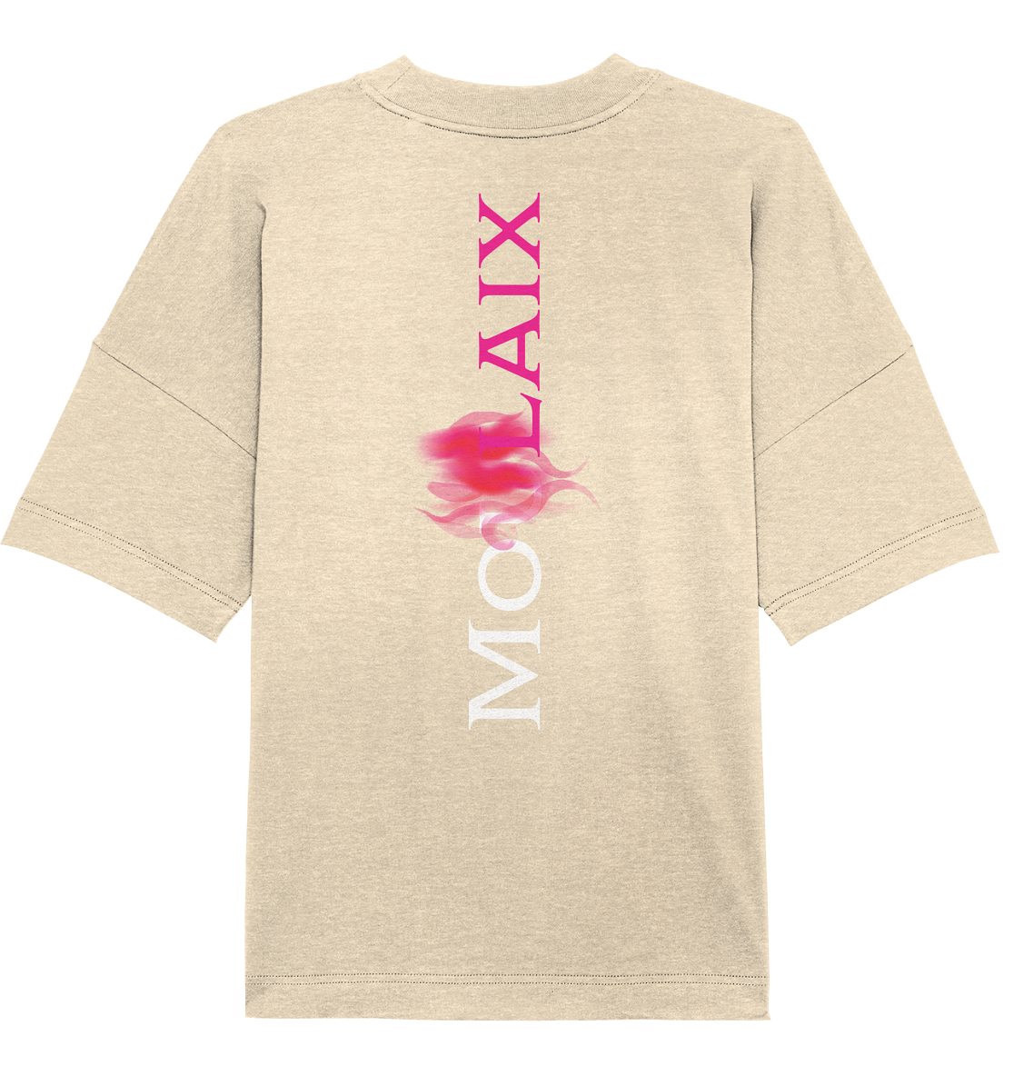 Moulaix White-Pink Oversize Shirt